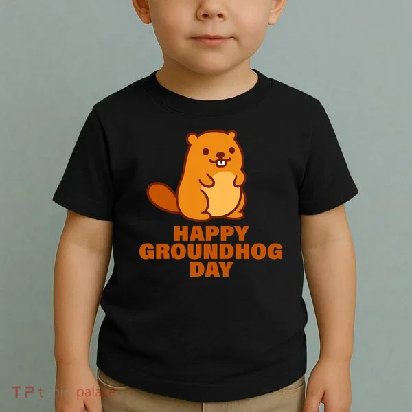 Funny Happy Groundhog Day  Toddler T-Shirt