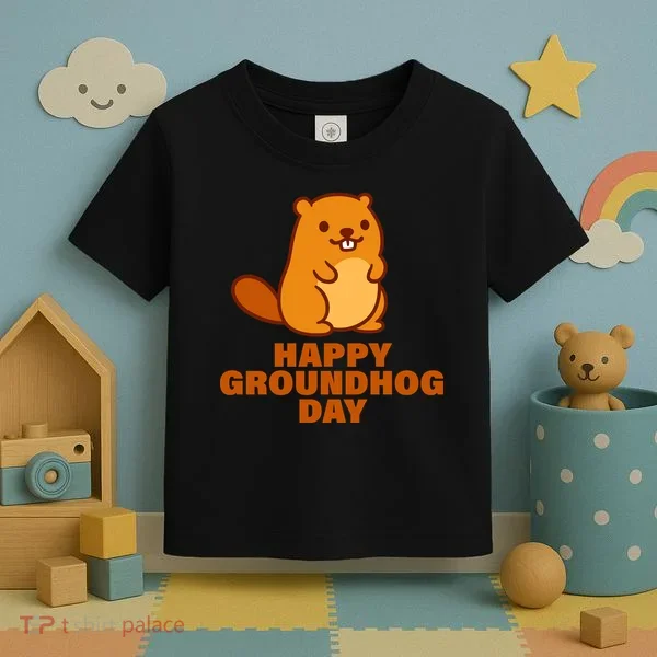 Funny Happy Groundhog Day  Toddler T-Shirt