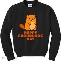 Funny Happy Groundhog Day  Kids Sweatshirt thumb 0