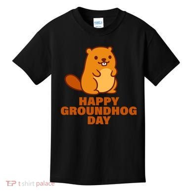 Funny Happy Groundhog Day  Kids T-Shirt