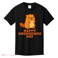 Funny Happy Groundhog Day  Kids T-Shirt thumb 0