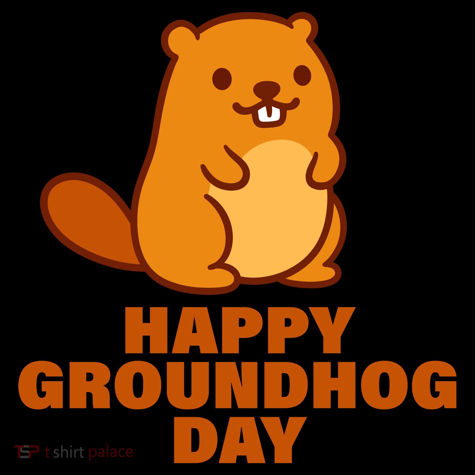 Funny Happy Groundhog Day  Kids T-Shirt