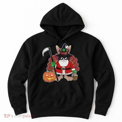 Funny Happy Merry Multiple Holiday Hoodie