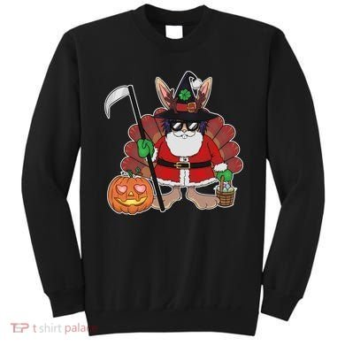 Funny Happy Merry Multiple Holiday Sweatshirt