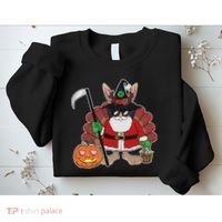 Funny Happy Merry Multiple Holiday Sweatshirt thumb 2