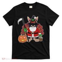Funny Happy Merry Multiple Holiday T-Shirt thumb 0