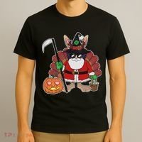 Funny Happy Merry Multiple Holiday T-Shirt thumb 3