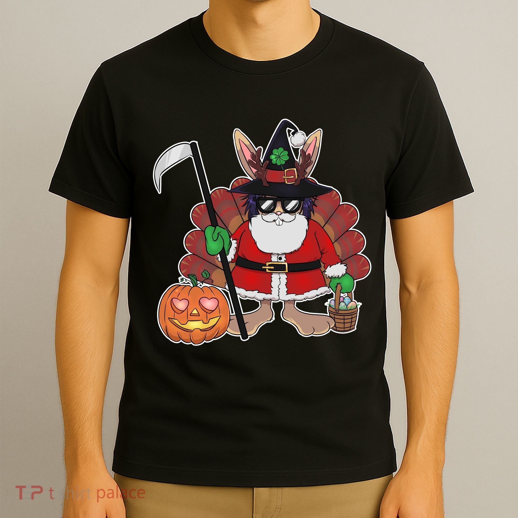 Funny Happy Merry Multiple Holiday T-Shirt