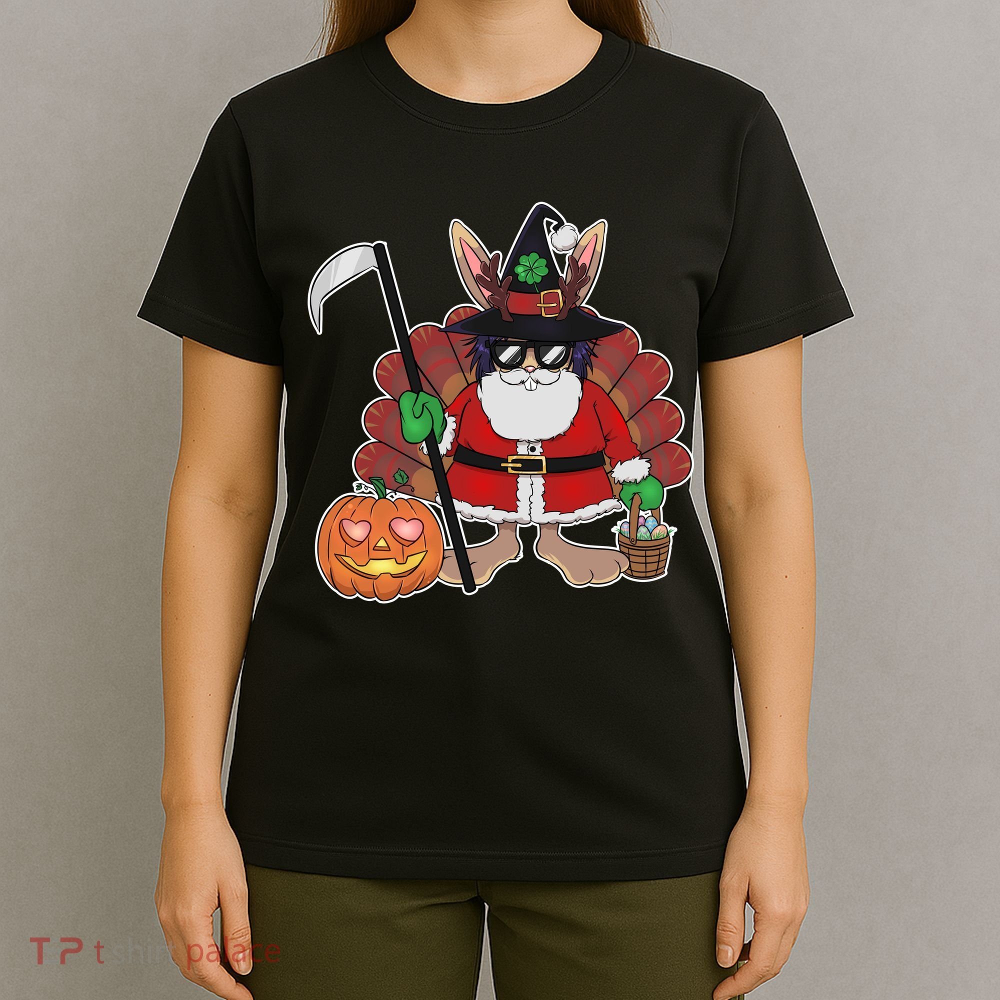 Funny Happy Merry Multiple Holiday T-Shirt