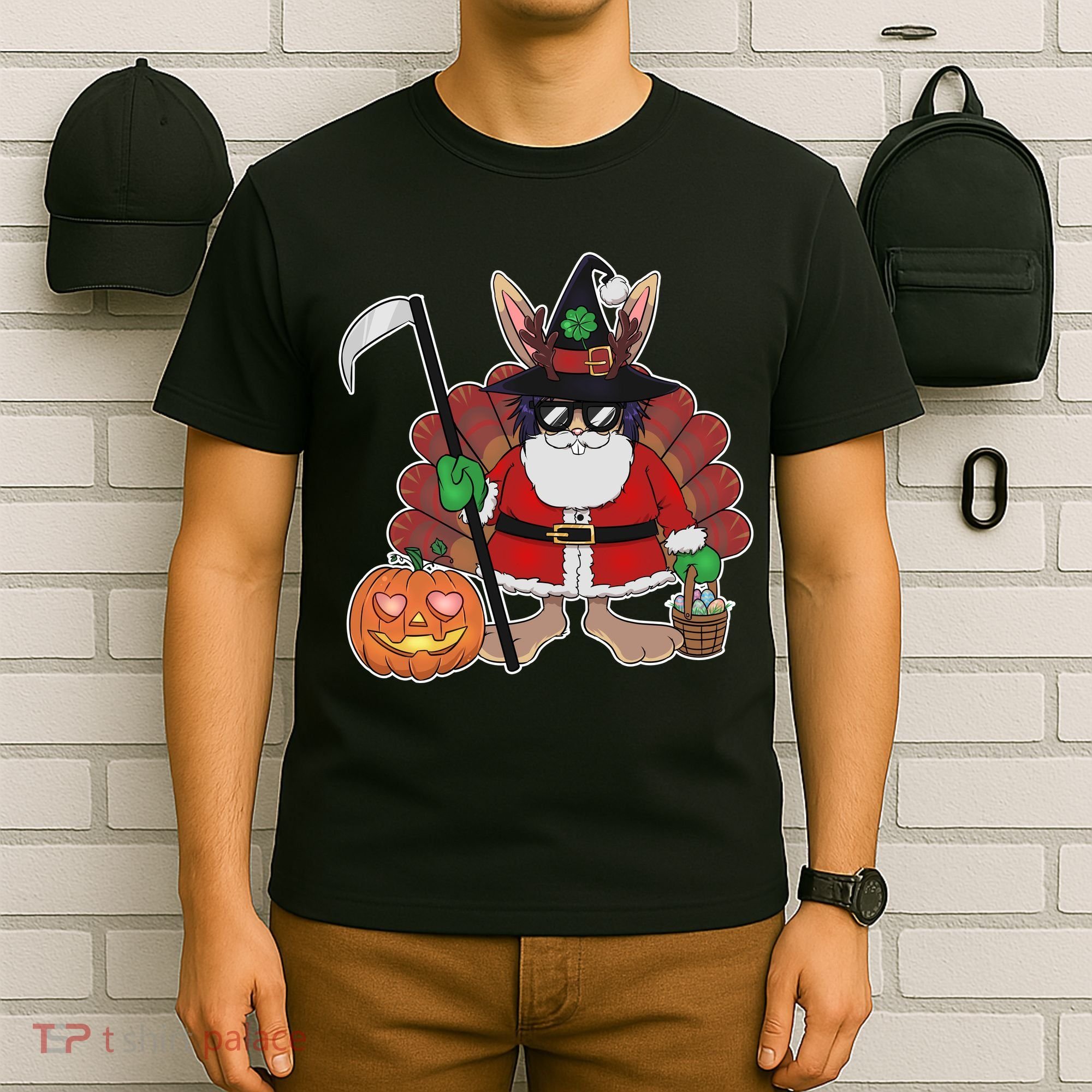 Funny Happy Merry Multiple Holiday T-Shirt