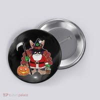 Funny Happy Merry Multiple Holiday Button thumb 0