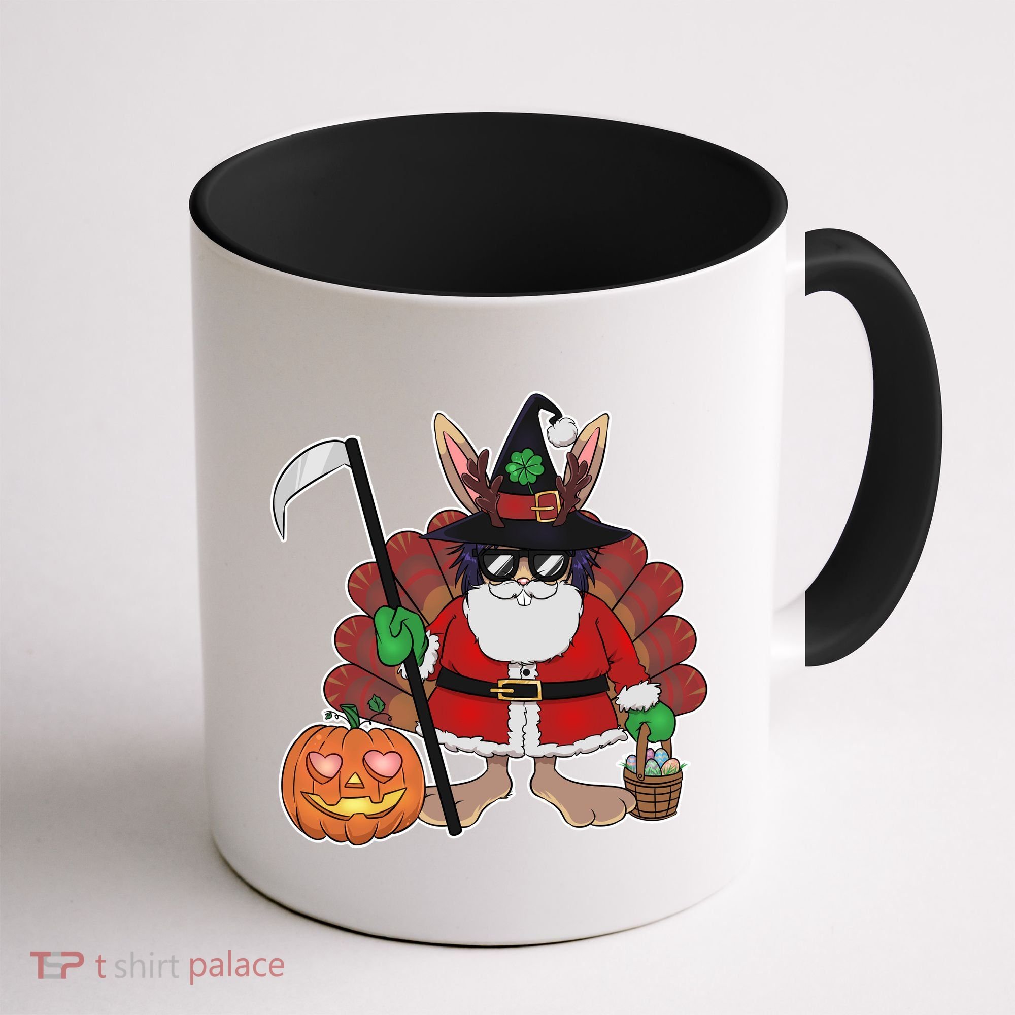Funny Happy Merry Multiple Holiday Coffee Mug