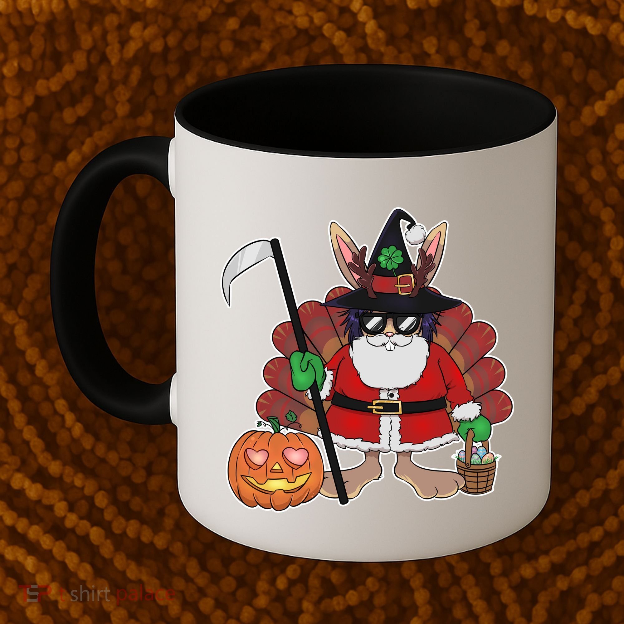 Funny Happy Merry Multiple Holiday Coffee Mug