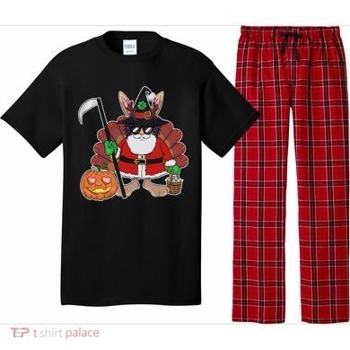 Funny Happy Merry Multiple Holiday Pajama Set
