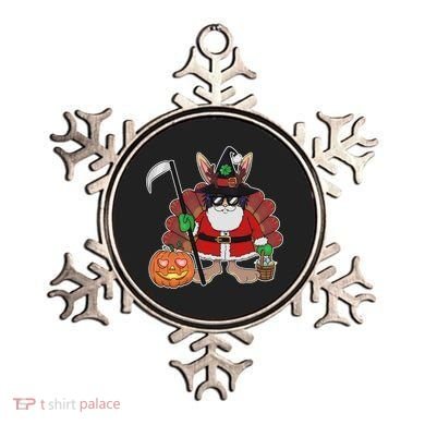 Funny Happy Merry Multiple Holiday Ornament