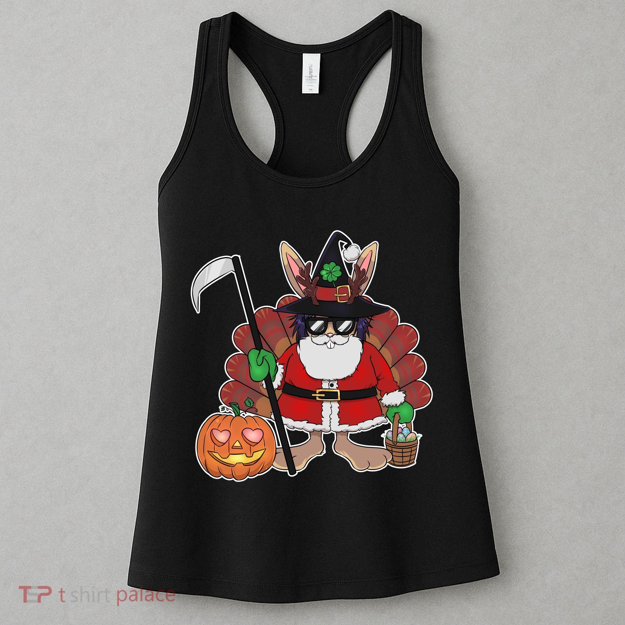 Funny Happy Merry Multiple Holiday Women's Tank Top