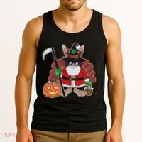 Funny Happy Merry Multiple Holiday Tank Top thumb 3