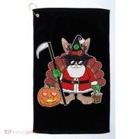 Funny Happy Merry Multiple Holiday Golf Towel thumb 0