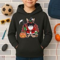 Funny Happy Merry Multiple Holiday Kids Hoodie thumb 2