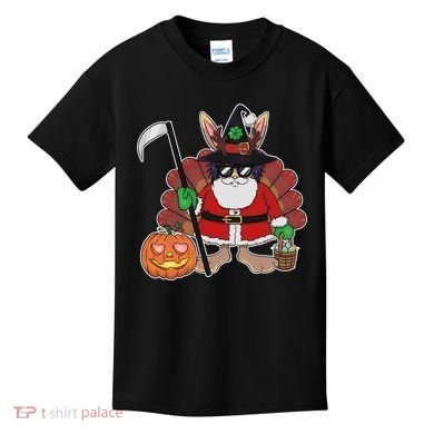 Funny Happy Merry Multiple Holiday Kids T-Shirt