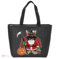 Funny Happy Merry Multiple Holiday Tote Bag thumb 0