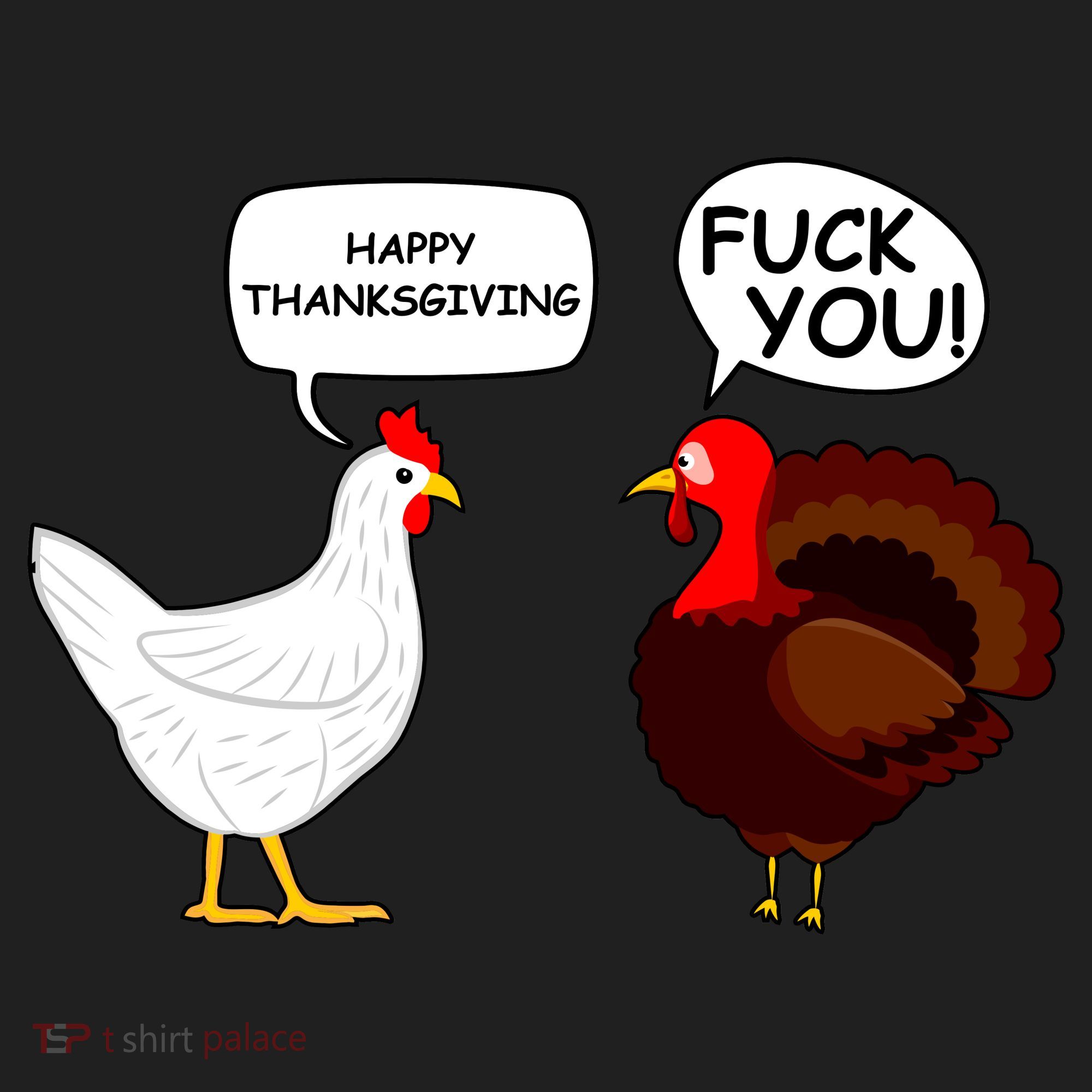 Funny Happy Thanksgiving Chicken Vs Turkey Beanie