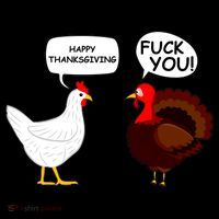 Funny Happy Thanksgiving Chicken Vs Turkey Visor thumb 3