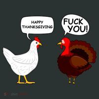 Funny Happy Thanksgiving Chicken Vs Turkey Tank Top thumb 6