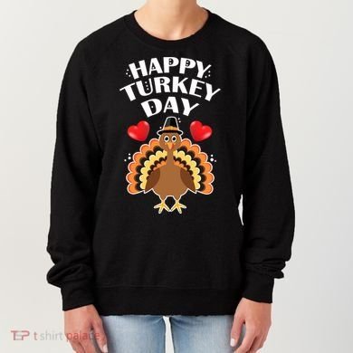 Funny Happy Turkey Day Women's Sweatshirt