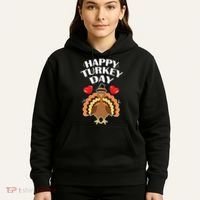 Funny Happy Turkey Day Hoodie thumb 5