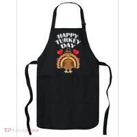 Funny Happy Turkey Day Apron thumb 0
