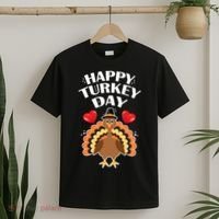 Funny Happy Turkey Day T-Shirt thumb 2