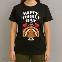 Funny Happy Turkey Day T-Shirt thumb 4