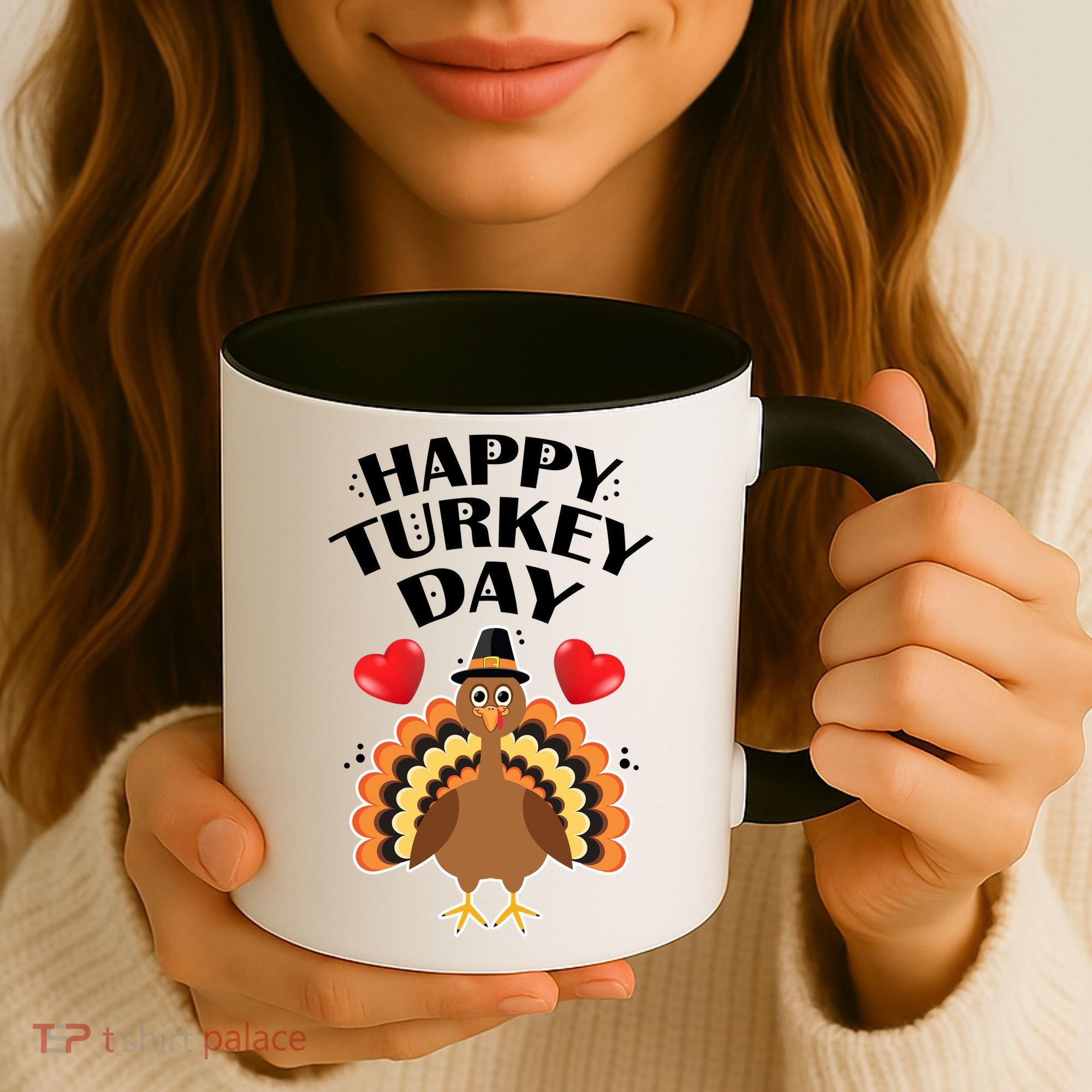 Funny Happy Turkey Day Coffee Mug