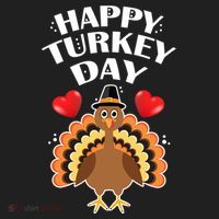 Funny Happy Turkey Day Beanie thumb 2