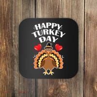 Funny Happy Turkey Day Coaster thumb 0