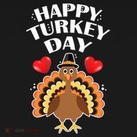 Funny Happy Turkey Day Baby Bodysuit thumb 2