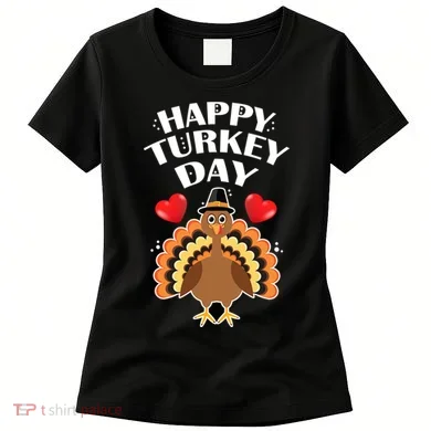 Funny Happy Turkey Day Women's T-Shirt