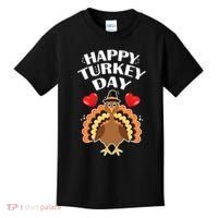 Funny Happy Turkey Day Kids T-Shirt thumb 0