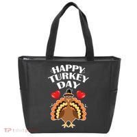 Funny Happy Turkey Day Tote Bag thumb 0