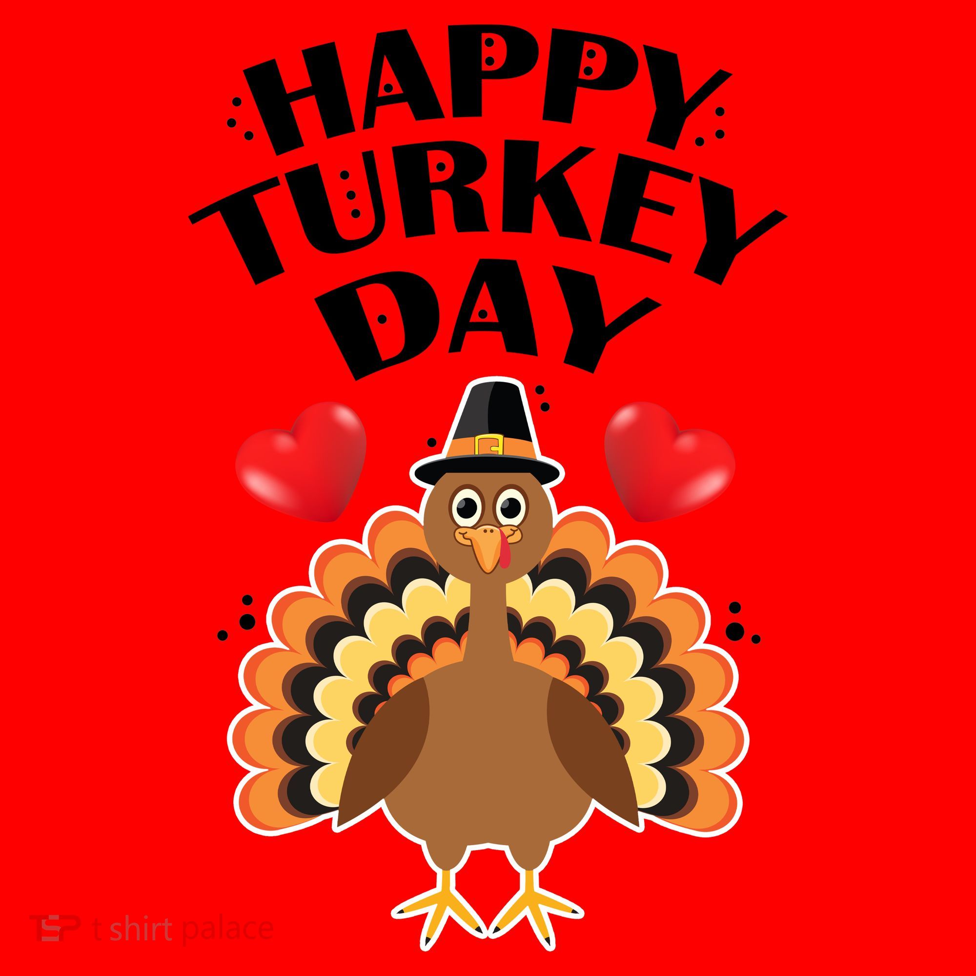 Funny Happy Turkey Day Santa Hat