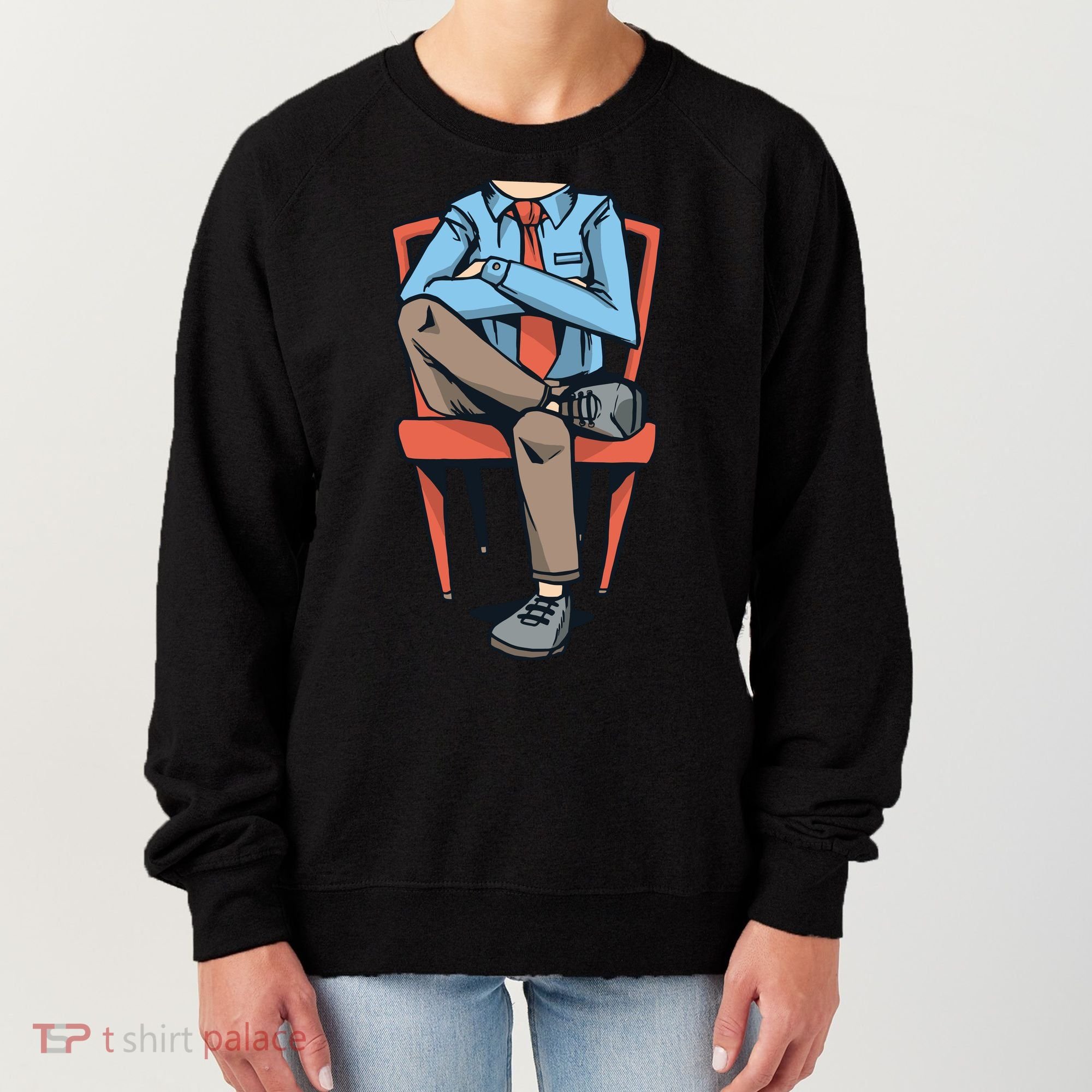 Funny Headless Man Women's Sweatshirt