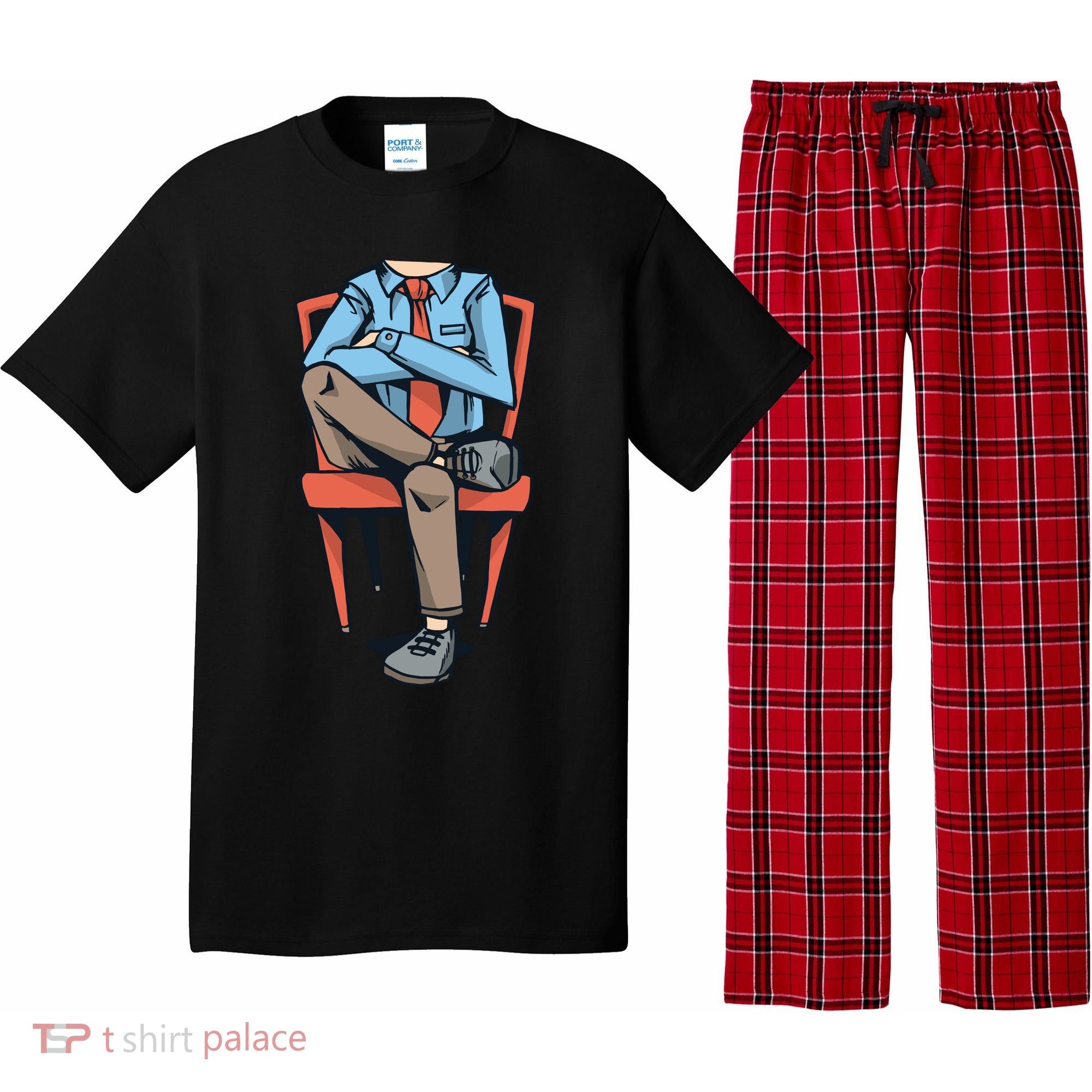 Funny Headless Man Pajama Set