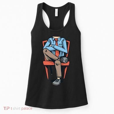 Funny Headless Man Women's Tank Top