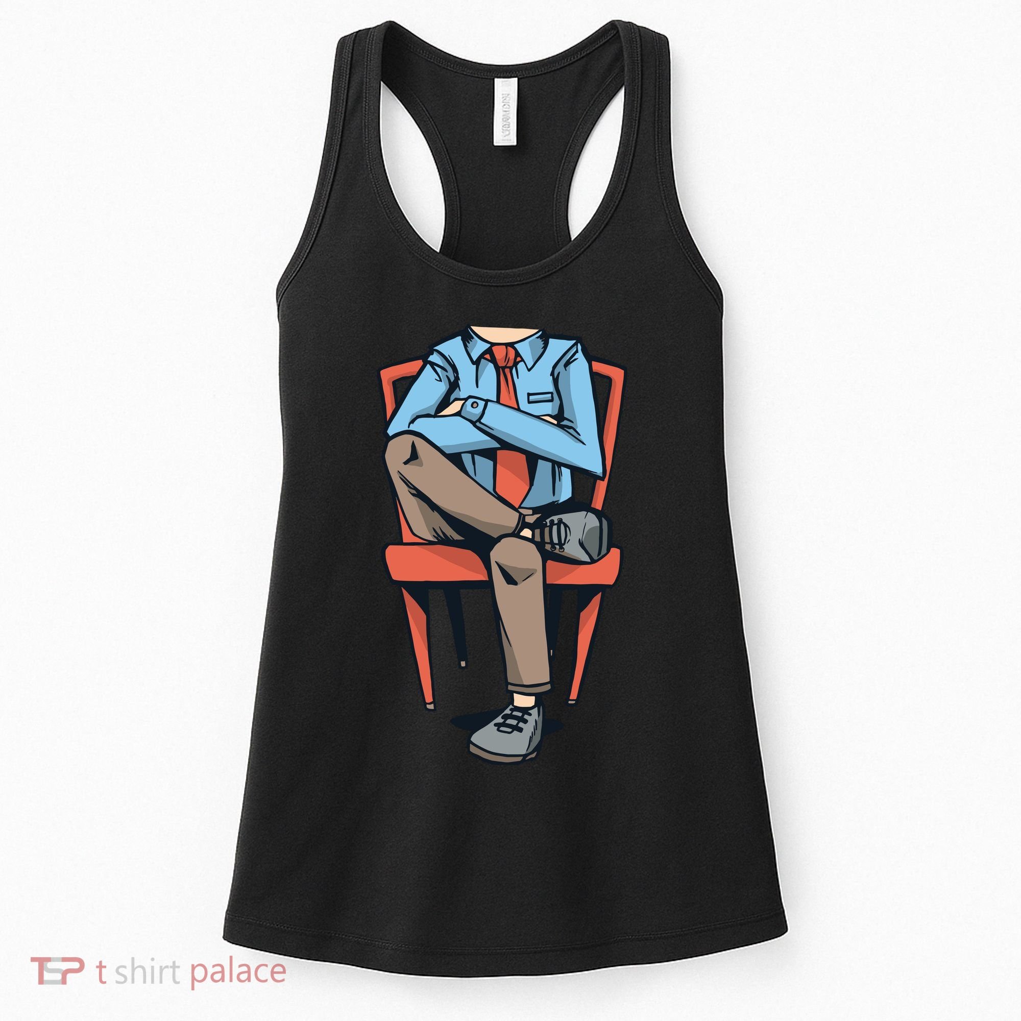 Funny Headless Man Women's Tank Top