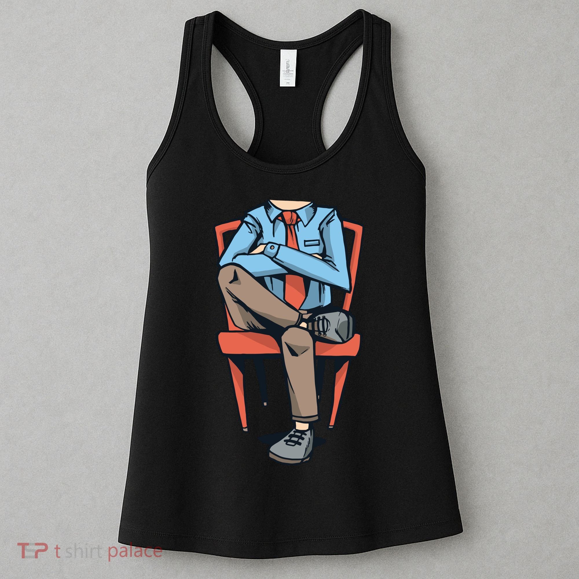 Funny Headless Man Women's Tank Top