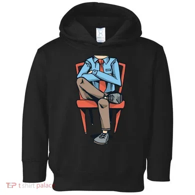 Funny Headless Man Toddler Hoodie