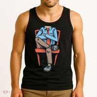 Funny Headless Man Tank Top thumb 3