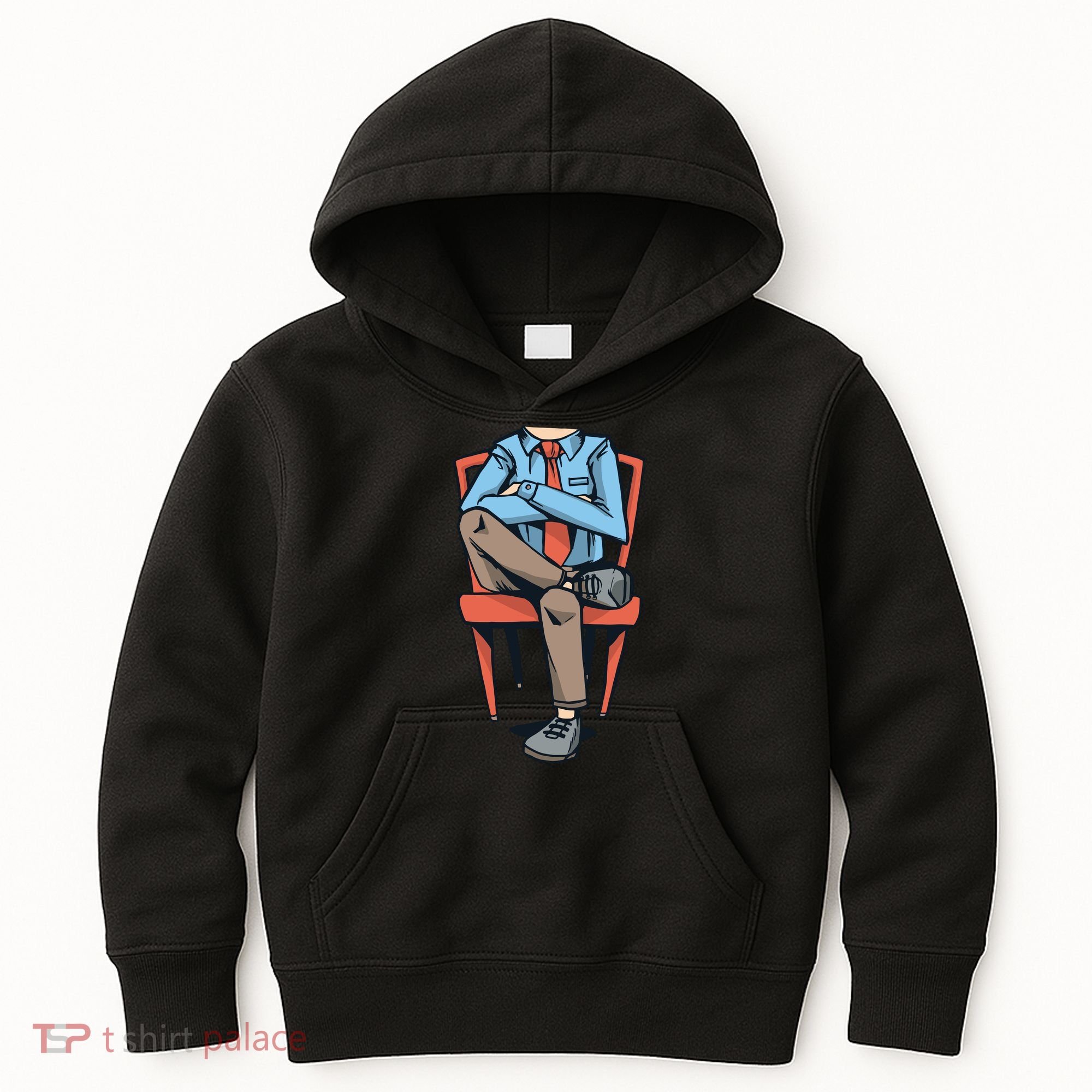Funny Headless Man Kids Hoodie