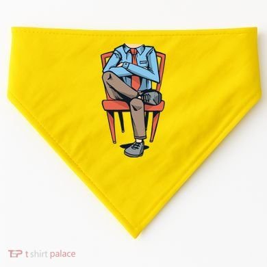 Funny Headless Man USA-Made Doggie Bandana